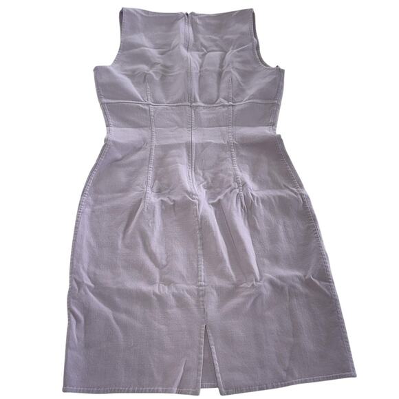 Michael Kors Dress Womens 4 Purple Sleeveless Sheath Wool Blend Made In Italy - Picture 2 of 7